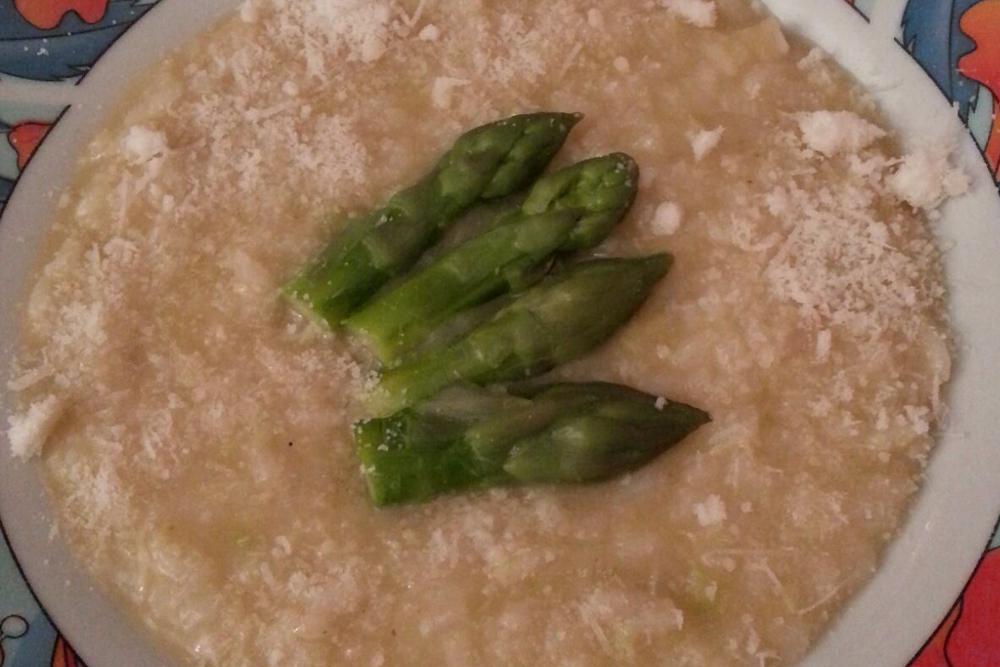 Photo de risotto aux asperges