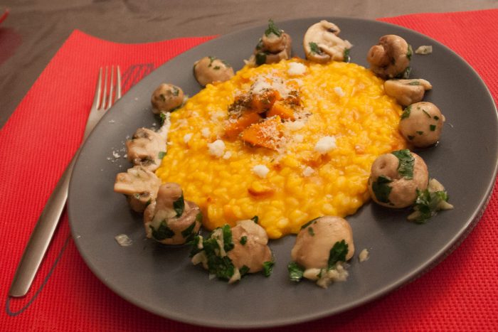 Risotto au potimarron