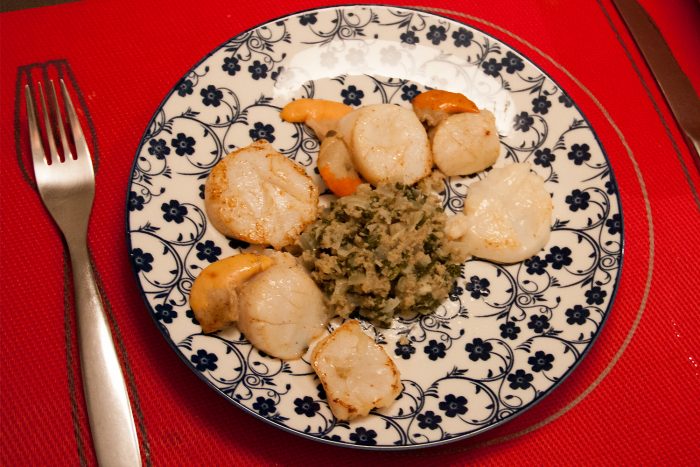 assiette de Saint-Jacques