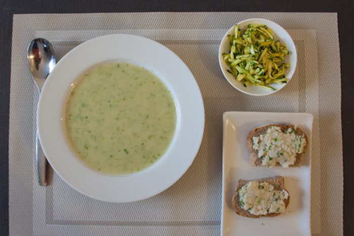 soupe froide d'asperges