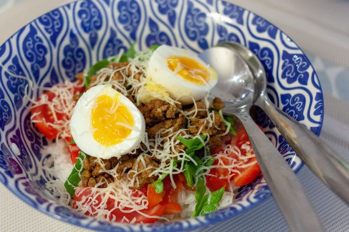 taco rice d'Okinawa