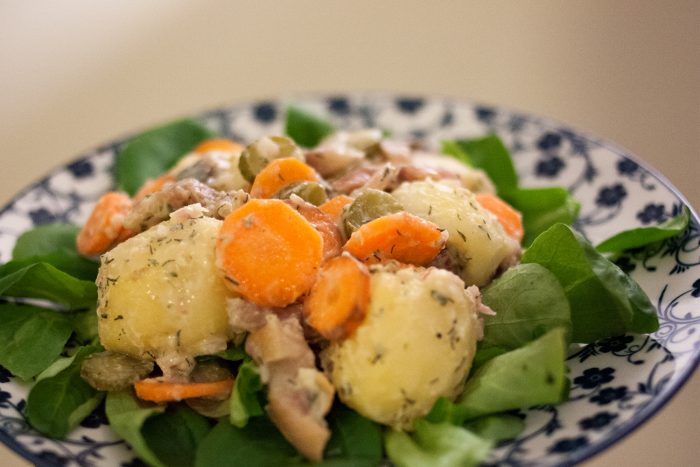 Salade de pommes de terre aux harengs