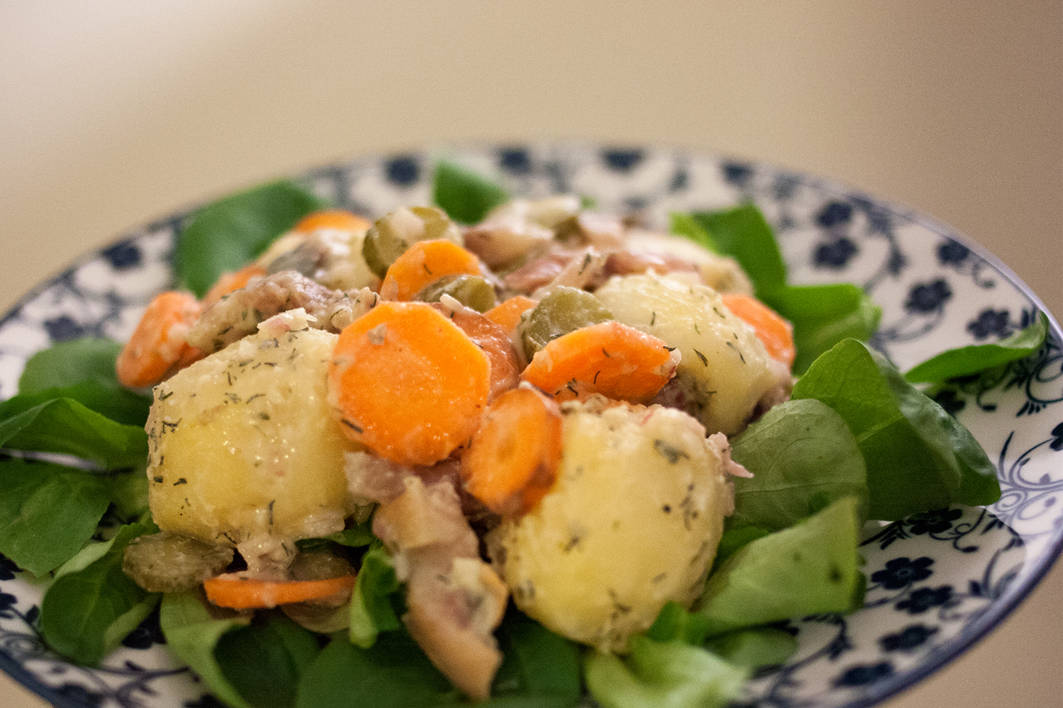 Salade de pommes de terre aux harengs recette allégée Salade de pommes de terre aux harengs recette allégée