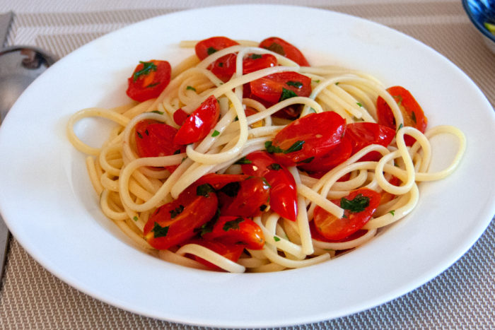 tomates à la colatura di alici