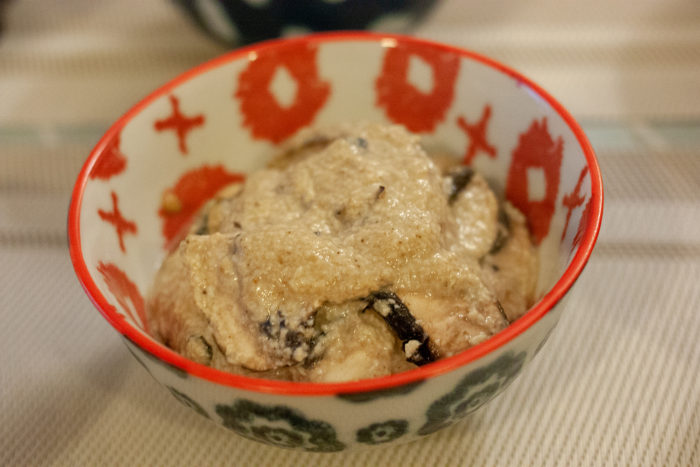 Salade de champignons au tofu
