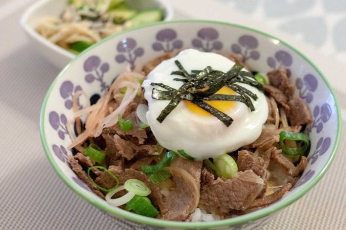 Donburi au boeuf Gyudon