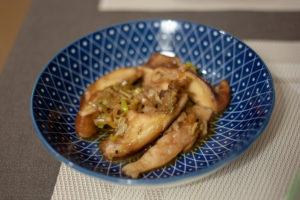champignons shiitake sautés