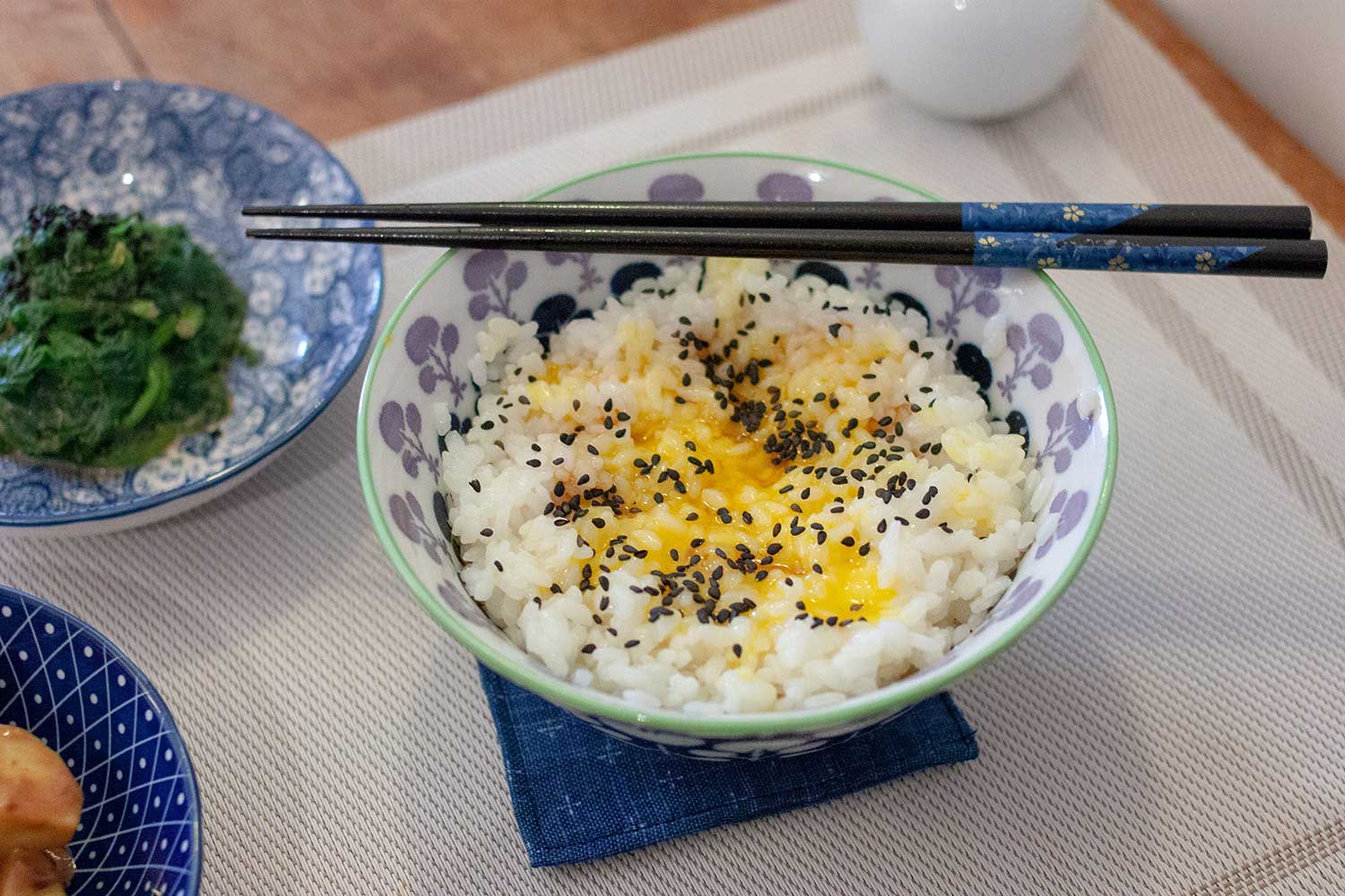 Riz, œuf cru et shoyu - Tamago Kake Gohan : recette japonaise très simple